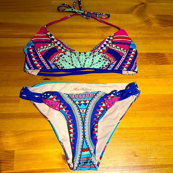 Mara Hoffman pattern bikini xs - Picture 6 of 10